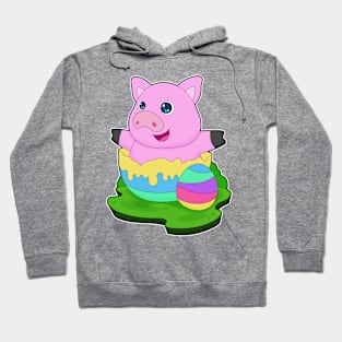 Pig Easter Easter egg Hoodie